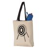 11L Canvas Tote with Contrast-Color Handles Vignette