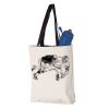 11L Canvas Tote with Contrast-Color Handles Vignette