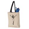 11L Canvas Tote with Contrast-Color Handles Vignette