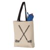 11L Canvas Tote with Contrast-Color Handles Vignette