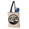11L Canvas Tote with Contrast-Color Handles Vignette