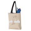 11L Canvas Tote with Contrast-Color Handles Vignette