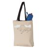 11L Canvas Tote with Contrast-Color Handles Vignette
