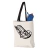 11L Canvas Tote with Contrast-Color Handles Vignette