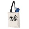 11L Canvas Tote with Contrast-Color Handles Vignette