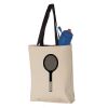 11L Canvas Tote with Contrast-Color Handles Vignette