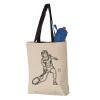 11L Canvas Tote with Contrast-Color Handles Vignette