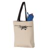 11L Canvas Tote with Contrast-Color Handles Vignette