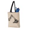 11L Canvas Tote with Contrast-Color Handles Vignette