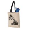 11L Canvas Tote with Contrast-Color Handles Vignette