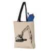 11L Canvas Tote with Contrast-Color Handles Vignette