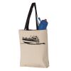 11L Canvas Tote with Contrast-Color Handles Vignette