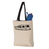 11L Canvas Tote with Contrast-Color Handles Vignette