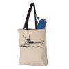 11L Canvas Tote with Contrast-Color Handles Vignette