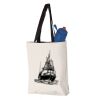 11L Canvas Tote with Contrast-Color Handles Vignette