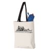 11L Canvas Tote with Contrast-Color Handles Vignette