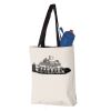 11L Canvas Tote with Contrast-Color Handles Vignette