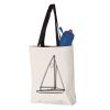 11L Canvas Tote with Contrast-Color Handles Vignette