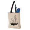 11L Canvas Tote with Contrast-Color Handles Vignette