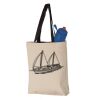 11L Canvas Tote with Contrast-Color Handles Vignette