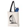 11L Canvas Tote with Contrast-Color Handles Vignette