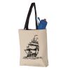 11L Canvas Tote with Contrast-Color Handles Vignette