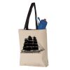 11L Canvas Tote with Contrast-Color Handles Vignette