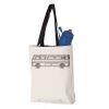 11L Canvas Tote with Contrast-Color Handles Vignette