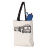 11L Canvas Tote with Contrast-Color Handles Vignette