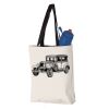 11L Canvas Tote with Contrast-Color Handles Vignette