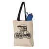 11L Canvas Tote with Contrast-Color Handles Vignette
