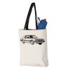 11L Canvas Tote with Contrast-Color Handles Vignette