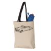 11L Canvas Tote with Contrast-Color Handles Vignette