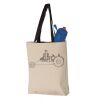 11L Canvas Tote with Contrast-Color Handles Vignette