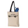 11L Canvas Tote with Contrast-Color Handles Vignette