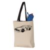 11L Canvas Tote with Contrast-Color Handles Vignette