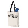 11L Canvas Tote with Contrast-Color Handles Vignette