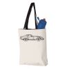 11L Canvas Tote with Contrast-Color Handles Vignette