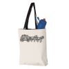 11L Canvas Tote with Contrast-Color Handles Vignette