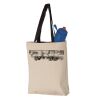 11L Canvas Tote with Contrast-Color Handles Vignette