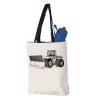 11L Canvas Tote with Contrast-Color Handles Vignette