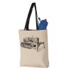 11L Canvas Tote with Contrast-Color Handles Vignette
