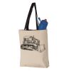 11L Canvas Tote with Contrast-Color Handles Vignette