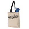 11L Canvas Tote with Contrast-Color Handles Vignette