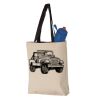 11L Canvas Tote with Contrast-Color Handles Vignette