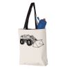 11L Canvas Tote with Contrast-Color Handles Vignette