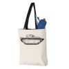 11L Canvas Tote with Contrast-Color Handles Vignette