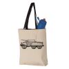 11L Canvas Tote with Contrast-Color Handles Vignette