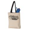 11L Canvas Tote with Contrast-Color Handles Vignette