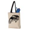 11L Canvas Tote with Contrast-Color Handles Vignette